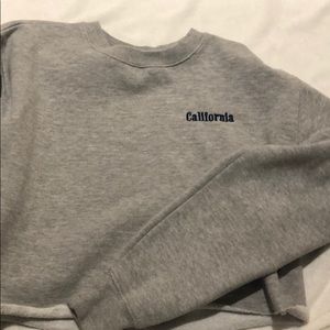 Cropped sweatshirt